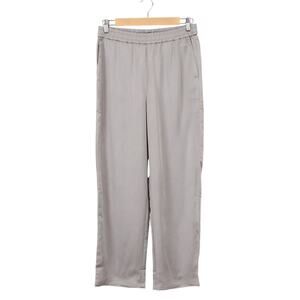 J.Crew Factory Shiny Crinkled Pull-On Pant Spring Rain Grey Size Small NWT